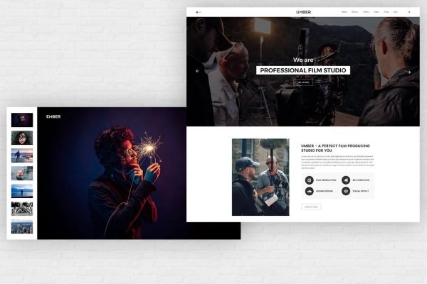 Download Umber | Photography HTML5 Template Photography free ecommerce portfolio landing page blog dashboard bootstrap animated