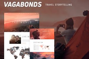 Download Vagabonds - Personal Travel & Lifestyle Blog Theme Stylish Personal Travel & Lyfestyle Blog WordPress Theme With Donation System and WooCommerce