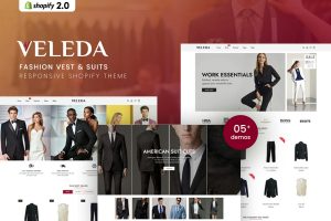Download Veleda - Fashion Vest & Suits Shopify Theme Fashion Vest & Suits Responsive Shopify Theme
