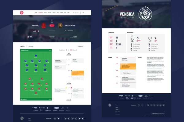 Download Vensica - Football Club Manager Elementor Theme Dedicated WP theme comes with Elementor page builder. You can use any type of sport club websites.