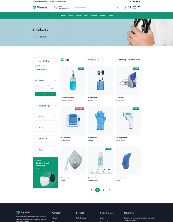 Download Vicodin - Medical Equipment Store Shopify Theme Vicodin – the fastest, most fully customizable, and high-converting Shopify theme for medical store