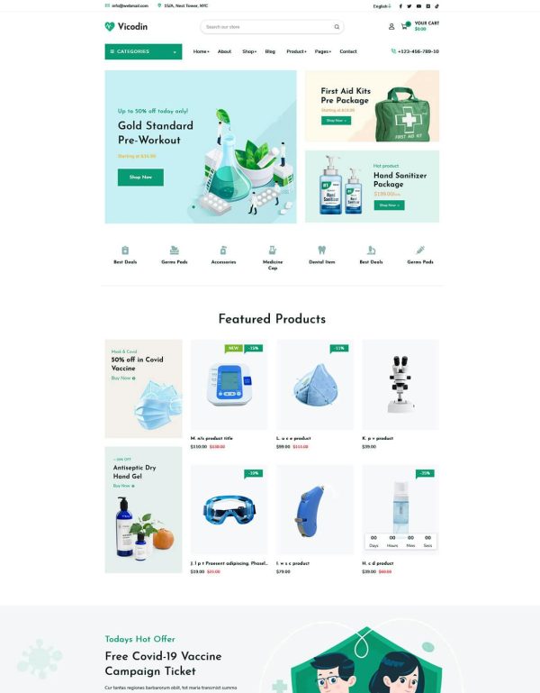 Download Vicodin - Medical Equipment Store Shopify Theme Vicodin – the fastest, most fully customizable, and high-converting Shopify theme for medical store