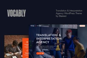 Download Vocably - Translation, Interpretation Agency Theme Highly Professional Translation, Tutoring & Interpretation Agency Theme