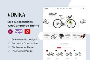 Download Vonica - Bike & Accessories WooCommerce Theme