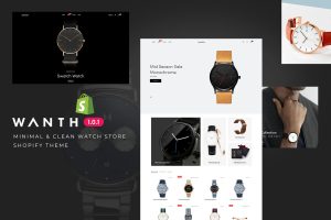 Download Wanth - Minimal & Clean Watch Store Shopify Theme Minimal & Clean Watch Store Shopify Theme