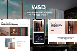 Download W&D Windows & Doors Company WordPress Theme