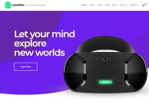 Download Weedles | Virtual Reality Landing Page & Store WP
