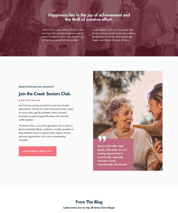 Download Wellcenter - Senior Care & Support WordPress Theme A cheerful yet elegant, and carefully designed for any Senior Care, Elderly Support or Nursing Home