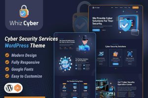 Download WhizCyber | Cyber Security WordPress Theme Cyber Security WordPress Theme