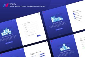 Download Wilio - Survey and Multipurpose Form Wizard Survey, Quotation, Review and Registration Form Wizard with SMTP and HTML support