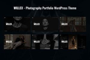 Download Willex - Photography Portfolio WordPress Theme agency, art, clean, creative, designer, elementor, fullscreen, gallery, one page, personal