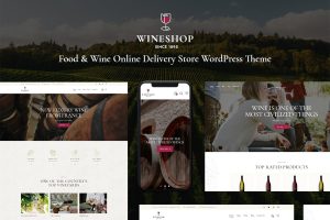 Download WineShop Food & Wine Online Delivery Store WordPress Theme