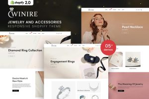 Download Winire - Jewelry & Accessories Shopify Theme Jewelry & Accessories Responsive Shopify Theme