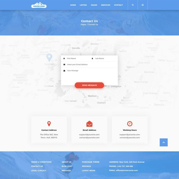 Download WinterZone Ski & Winter Sports WordPress Theme