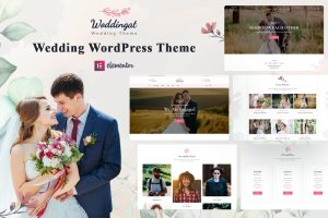 Download Woddingat - Wedding WordPress Theme Weeding Elementor WordPress Theme