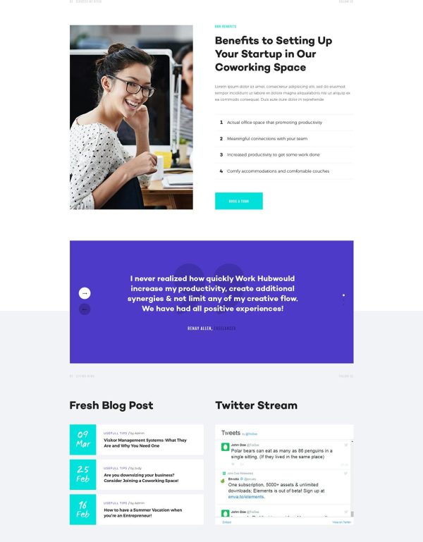 Download WotaHub Coworking Space WordPress Theme