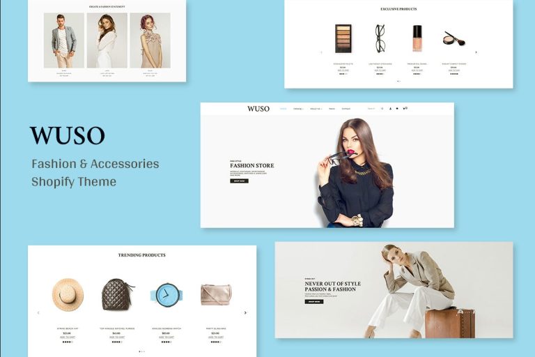 Download Wuso - Fashion Responsive Shopify Theme Multipurpose eCommerce Theme for Fashion Appareals and Lifestyle Products. Clothing, Gadgets & Jewel