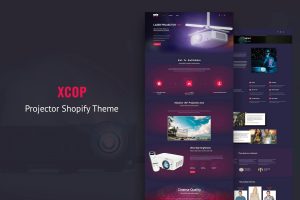 Download Xcop - One Page Entertainment Shopify Theme Minimal One product Store, Dark & Glowing Responsive Shopify Landing Page, Single Page Shopify Theme
