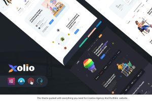 Download Xolio - Creative Agency & Portfolio WordPress Them Creative Agency