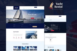Download Yacht Rental Yacht and Boat Rental Service WordPress Theme