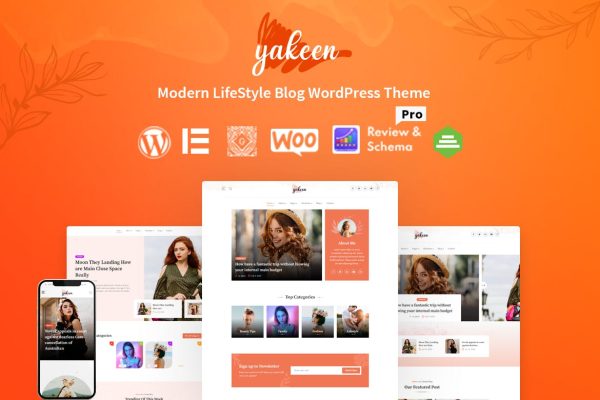Download Yakeen - Lifestyle Blog WordPress Theme Lifestyle Blog WordPress Theme