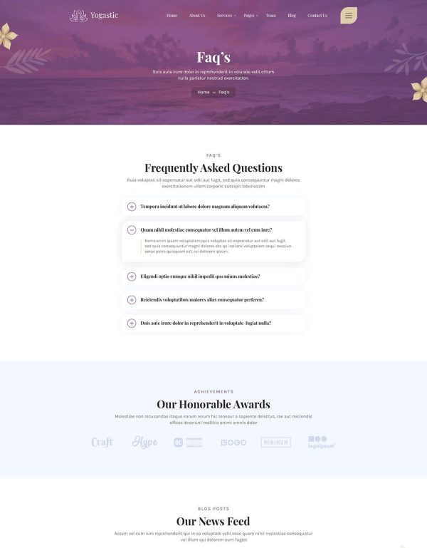 Download Yogastic | Yoga & Fitness WordPress Theme Yoga & Fitness WordPress Theme