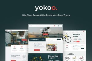 Download Yokoo Bike Shop & Rental WordPress Theme