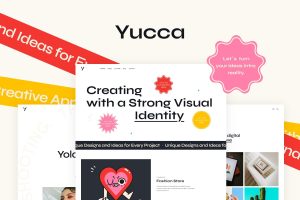 Download Yucca WordPress Theme for Creatives
