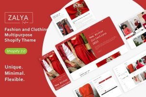 Download Zalya - Clothing and Fashion Shopify Theme Multipurpose Responsive Shopify Theme, Modern Fashion Shopify Store Theme Designer Clothes