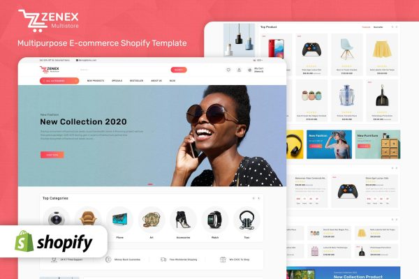 Download Zenex - Multipurpose E-commerce Shopify Template