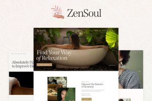 Download ZenSoul Spa Salon & Wellness WordPress Theme + AI
