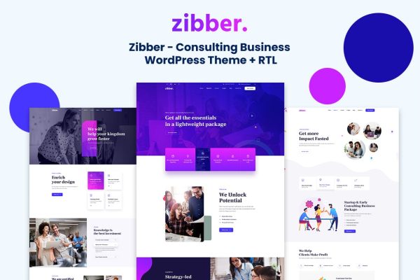 Download Zibber - Consulting Business WordPress Theme + RTL Zibber is a business multi-Purpose WordPress theme for all kinds of business consulting services