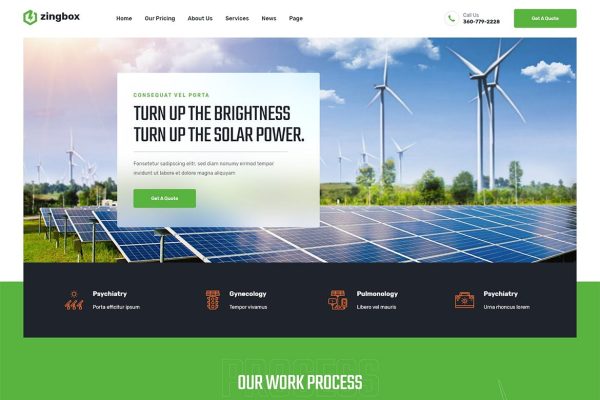 Download Zingbox – Wind & Solar Energy WordPress Theme alternative energy, bio energy, ecology, electricity, elementor free, energy, energy business, gree