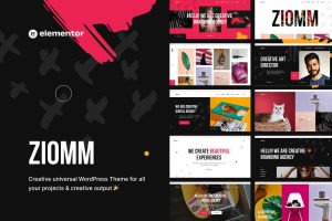 Download Ziomm - Creative Agency & Portfolio Theme Ziomm is a creative universal WordPress Theme for all your projects & creative output.