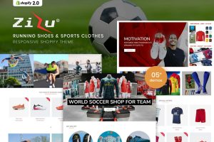 Download Zizu - Running Shoes & Sports Clothes Shopify Them Running Shoes & Sports Clothes Shopify Theme
