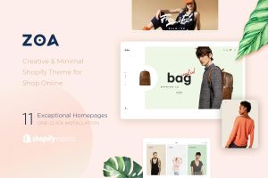 Download Zoa - Minimalist Shopify Theme Minimalist Shopify Theme