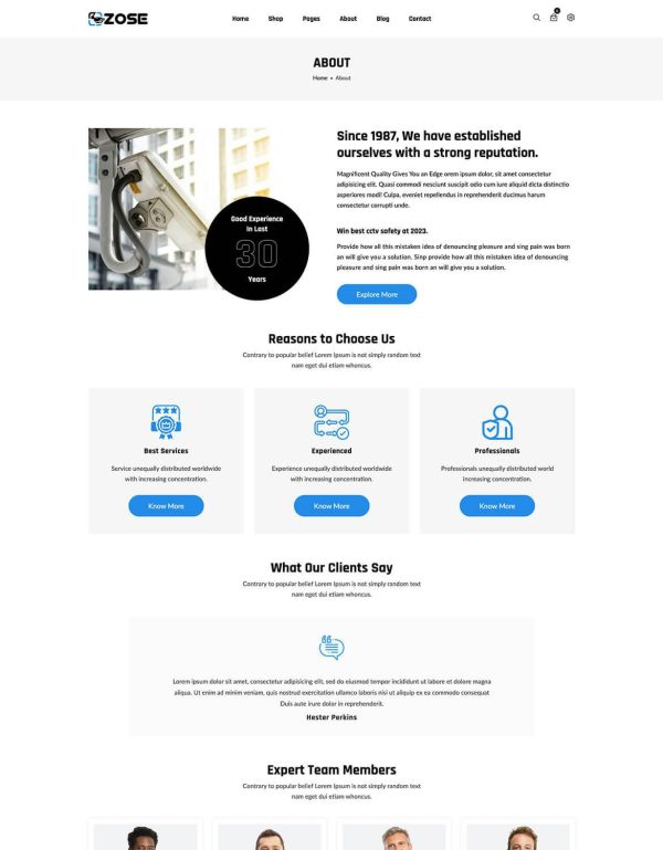 Download ZOSE - CCTV Security & Electronics Shopify Theme CCTV Security & Electronics Store Shopify Theme