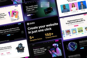 Download Zuzu - NFT & Crypto WordPress Theme For Crypto  Card & Blockchain, Crypto Currency,Nft Proejct, Cryptocurrency Landing Page