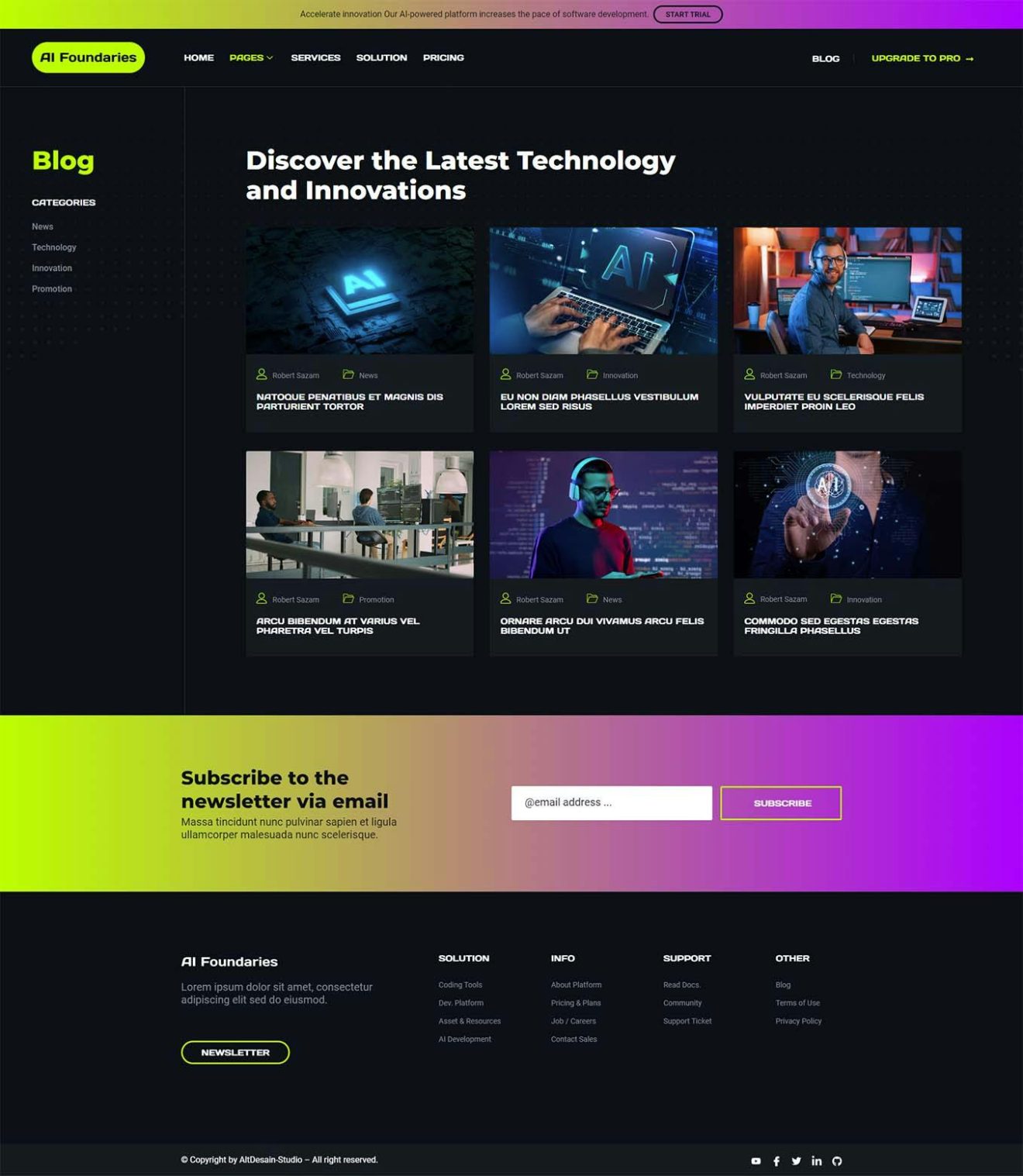 Download AI Foundaries - Software Developer Platform Elementor Template Kit