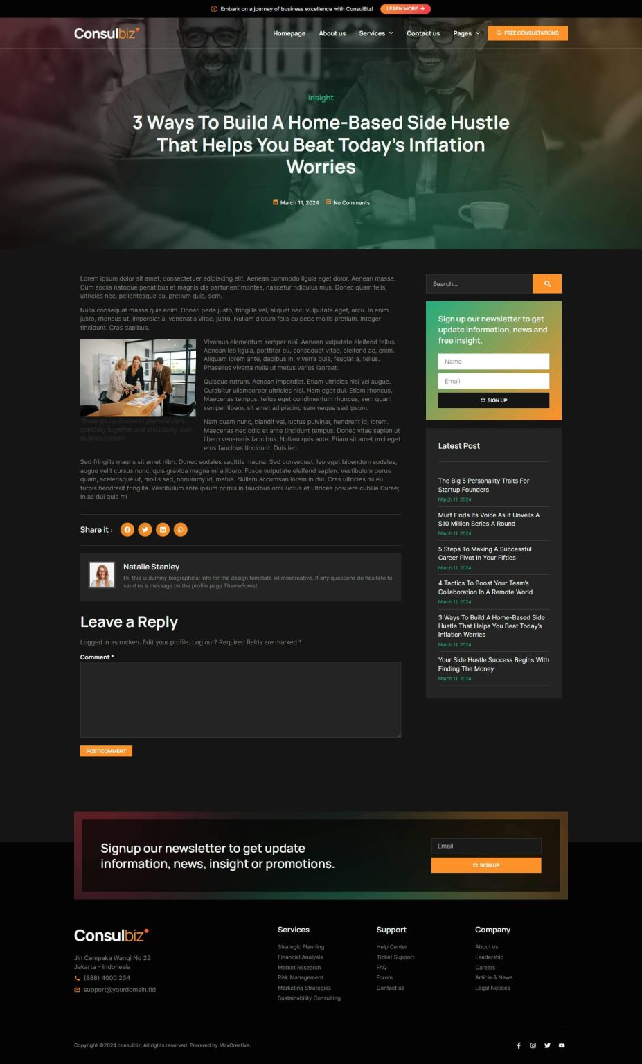 Download ConsulBiz - Business Consultant Elementor Template Kit