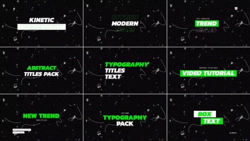 Download Abstract Titles | MOGRT (PP) Premiere Pro Template