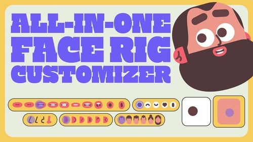 Download All-In-One Face Rig Customizer After Effect Template