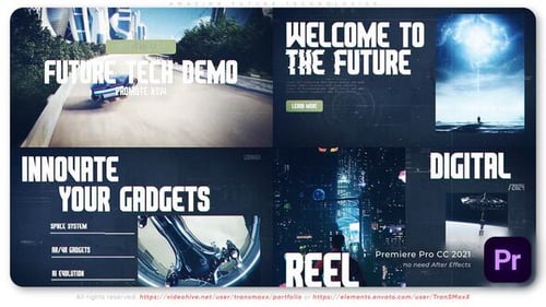 Download Amazing Future Technologies Premiere Pro Template