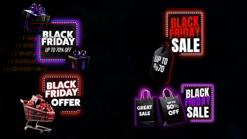 Download Black Friday Sale Lower Thirds After Effect Template