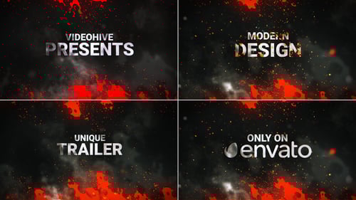 Download Blockbuster Trailer Teaser // Fire Powerful Trailer After Effect Template