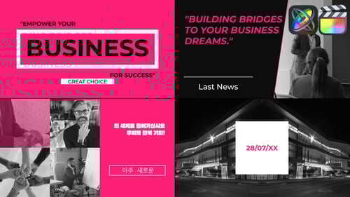 Download Business Trailer for FCPX Apple Motion Template