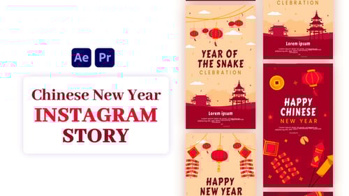 Download Chinese New Year Instagram Story Template After Effect Template