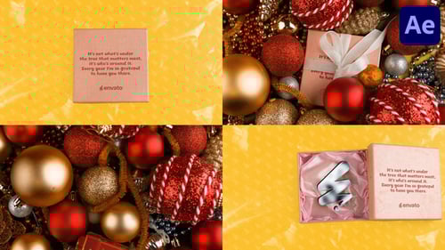Download Christmas Gift Hand Made Logo | After Effects After Effect Template