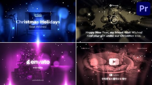 Download Christmas Wishes Typography for Premiere Pro Premiere Pro Template