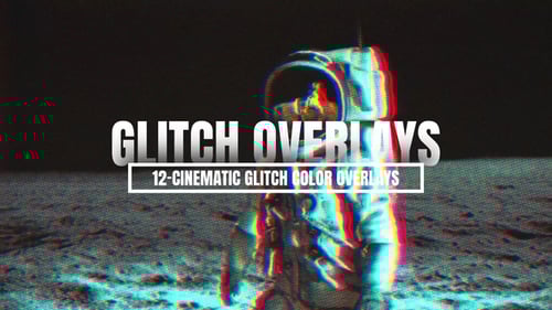 Download Cinematic Glitch Color Overlays Premiere Pro Template
